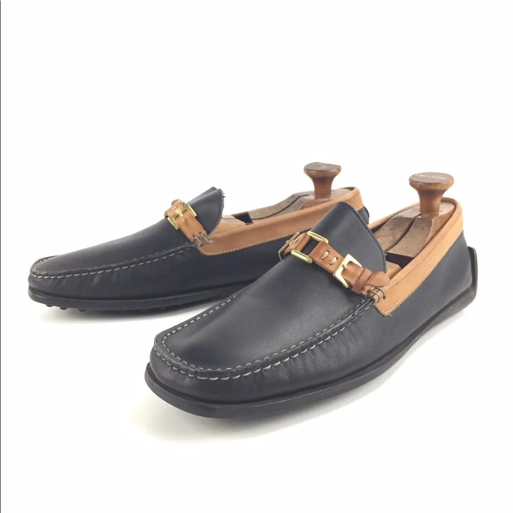 Joyks Leather Driving Moccasins, Handmade In Italy
